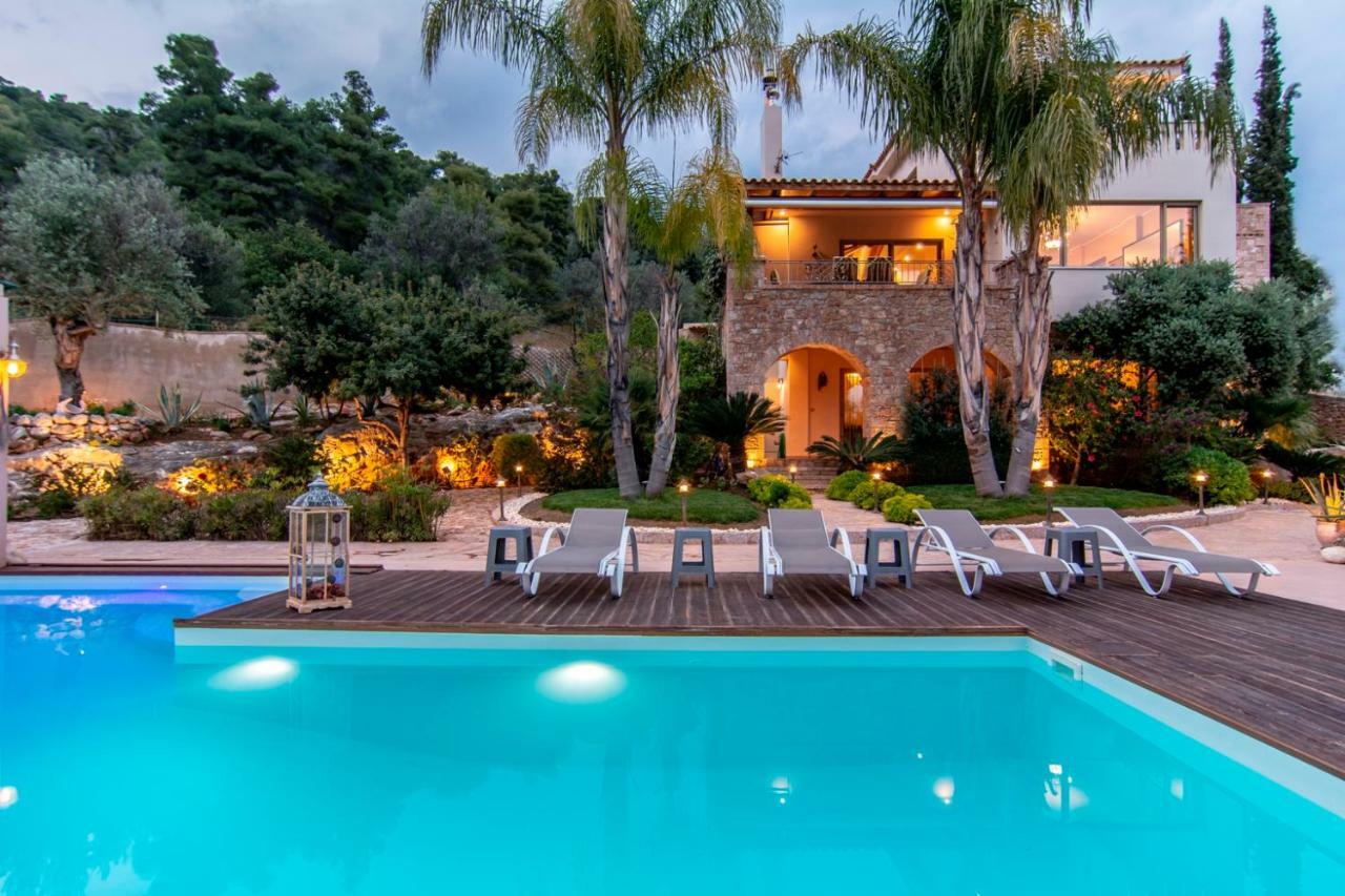 Villa Maira Luxurious With Private Swimming Pool Корфос Екстер'єр фото