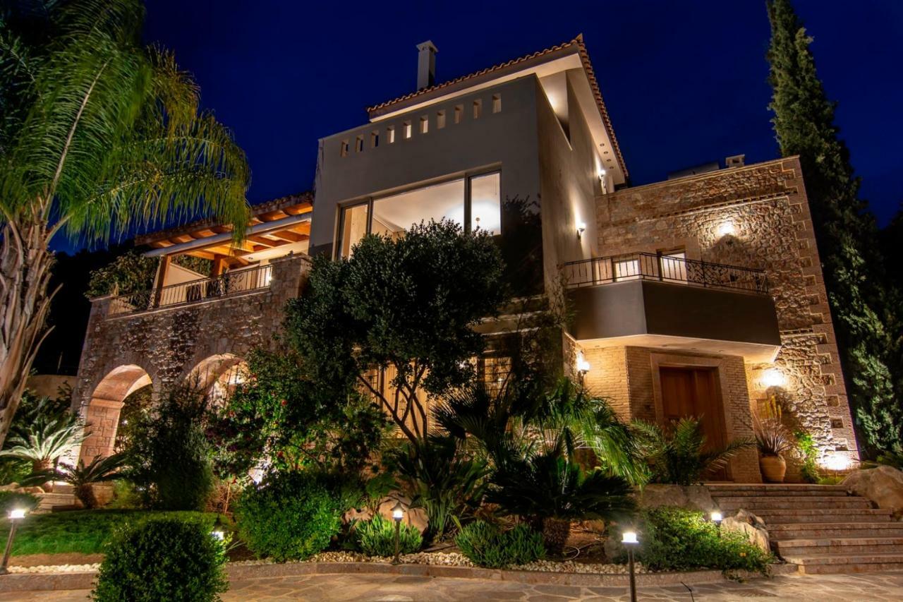 Villa Maira Luxurious With Private Swimming Pool Корфос Екстер'єр фото