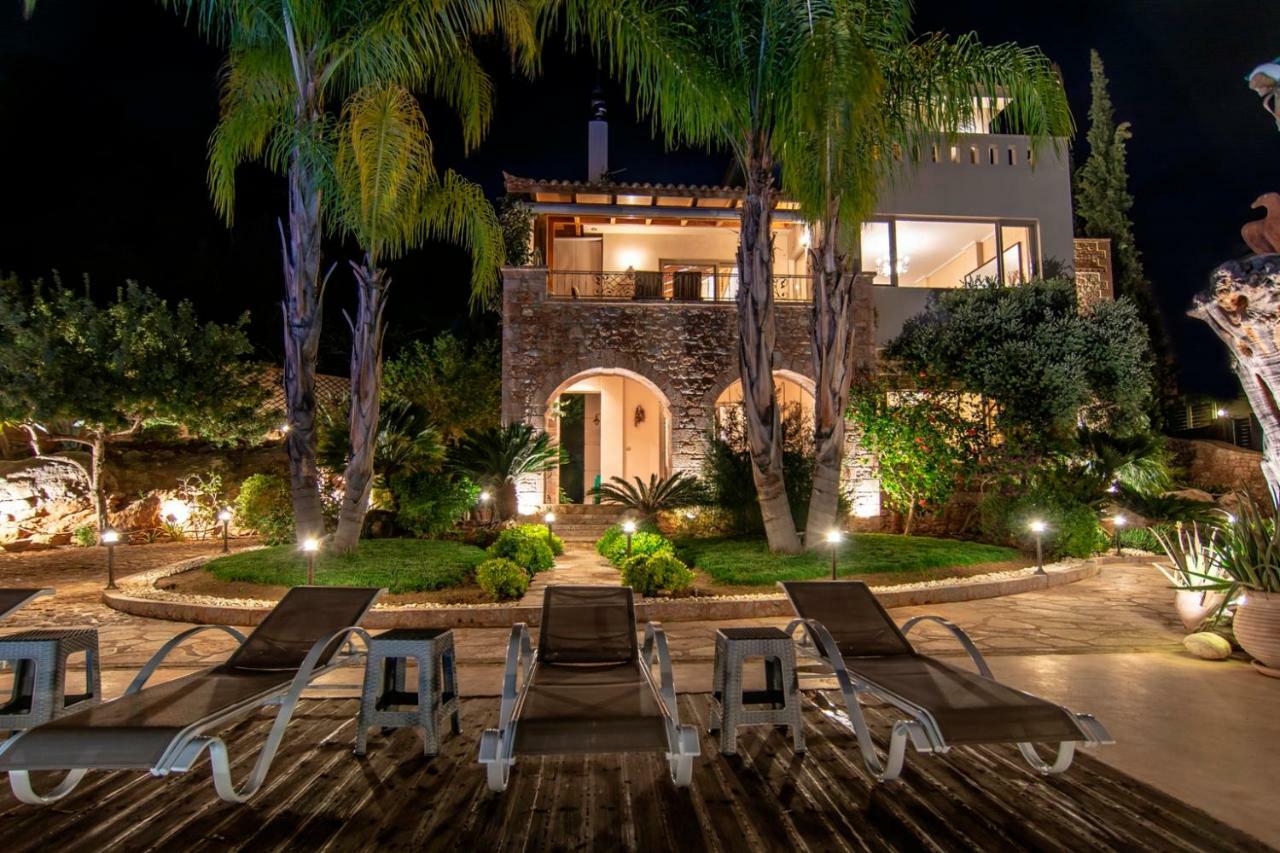Villa Maira Luxurious With Private Swimming Pool Корфос Екстер'єр фото